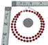 Native American Navajo Coral Round Bead Sterling Silver Necklace AX124681
